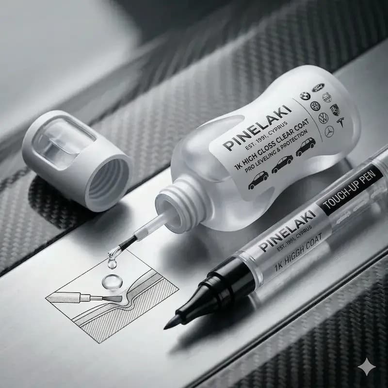 Buy Clear Coat Touch Up Varnish: Enhance & Protect Paint Repairs - Pinelaki car paint