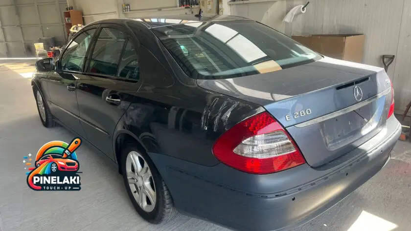 Mercedes E280 2008 Blue black